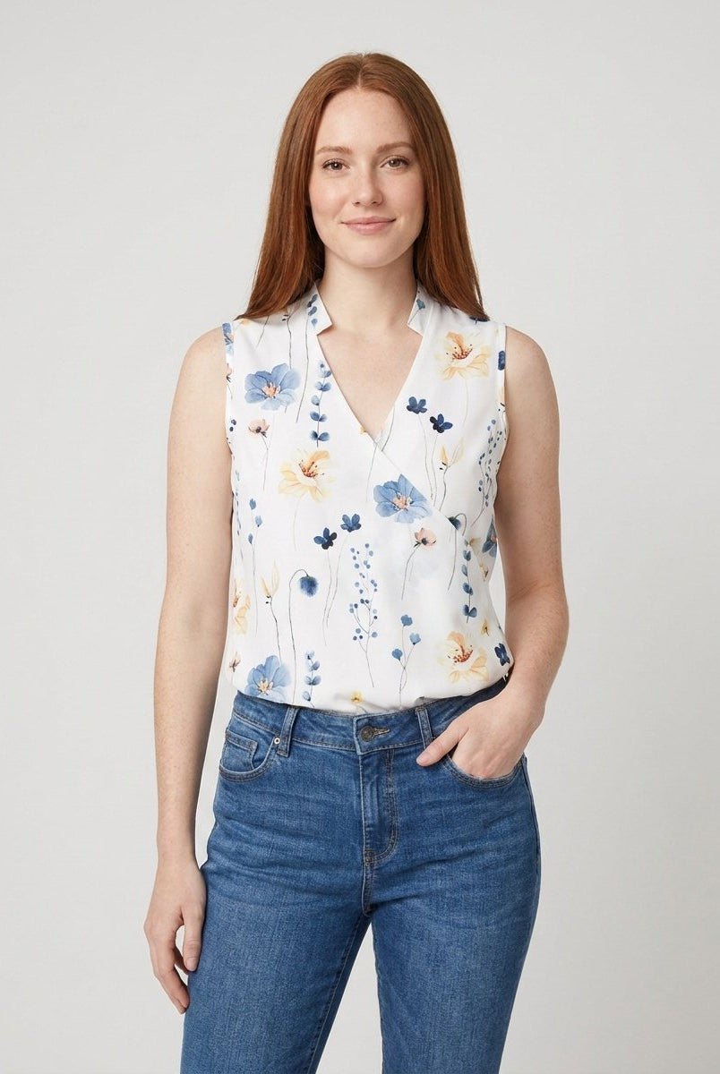Sable V-Neck Top | Lightweight, Relaxed Fit Women's Top 6