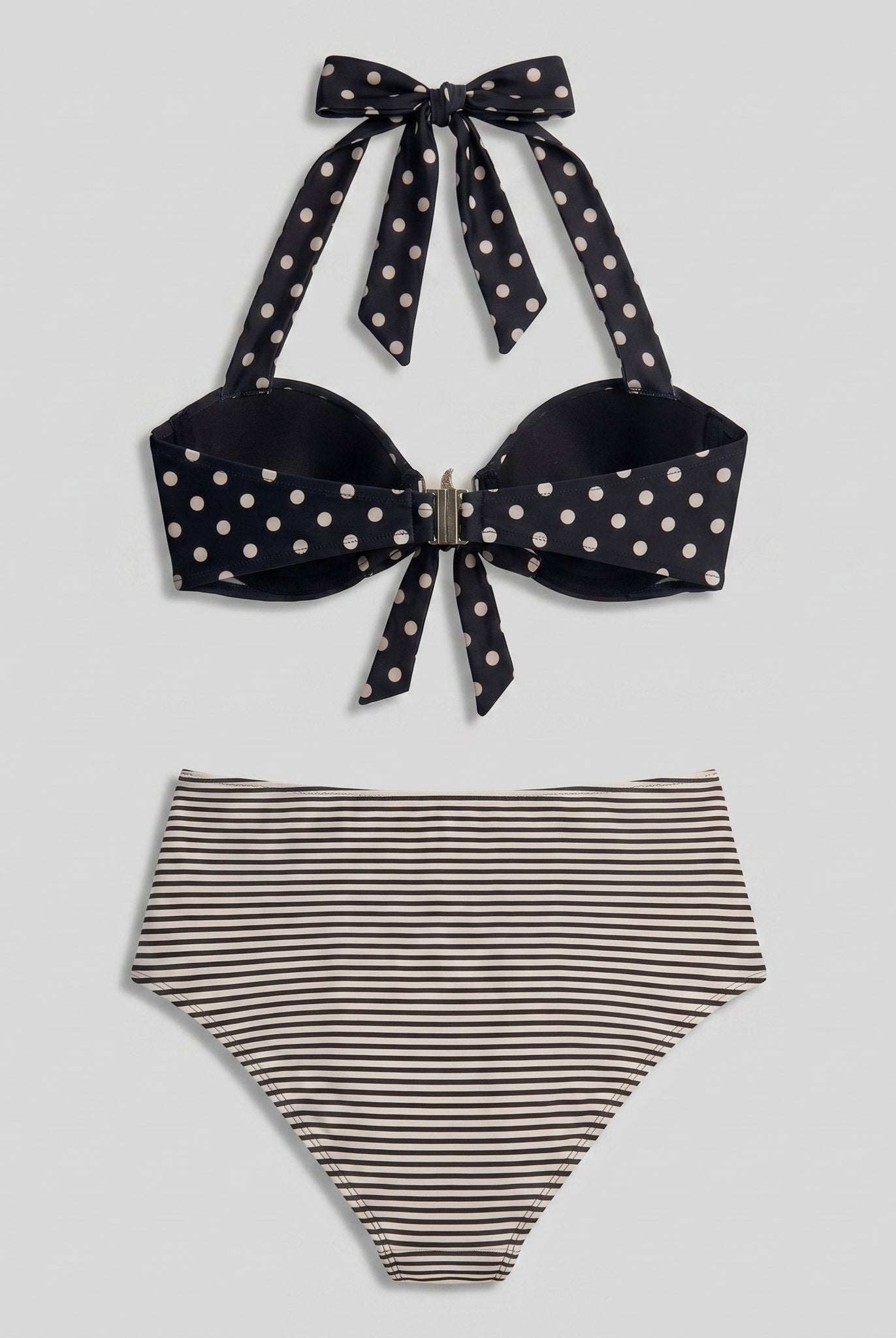 Sandy Starfish Bikini Set | Retro Polka Dot, High Stretch Womens Bikini Sets 1