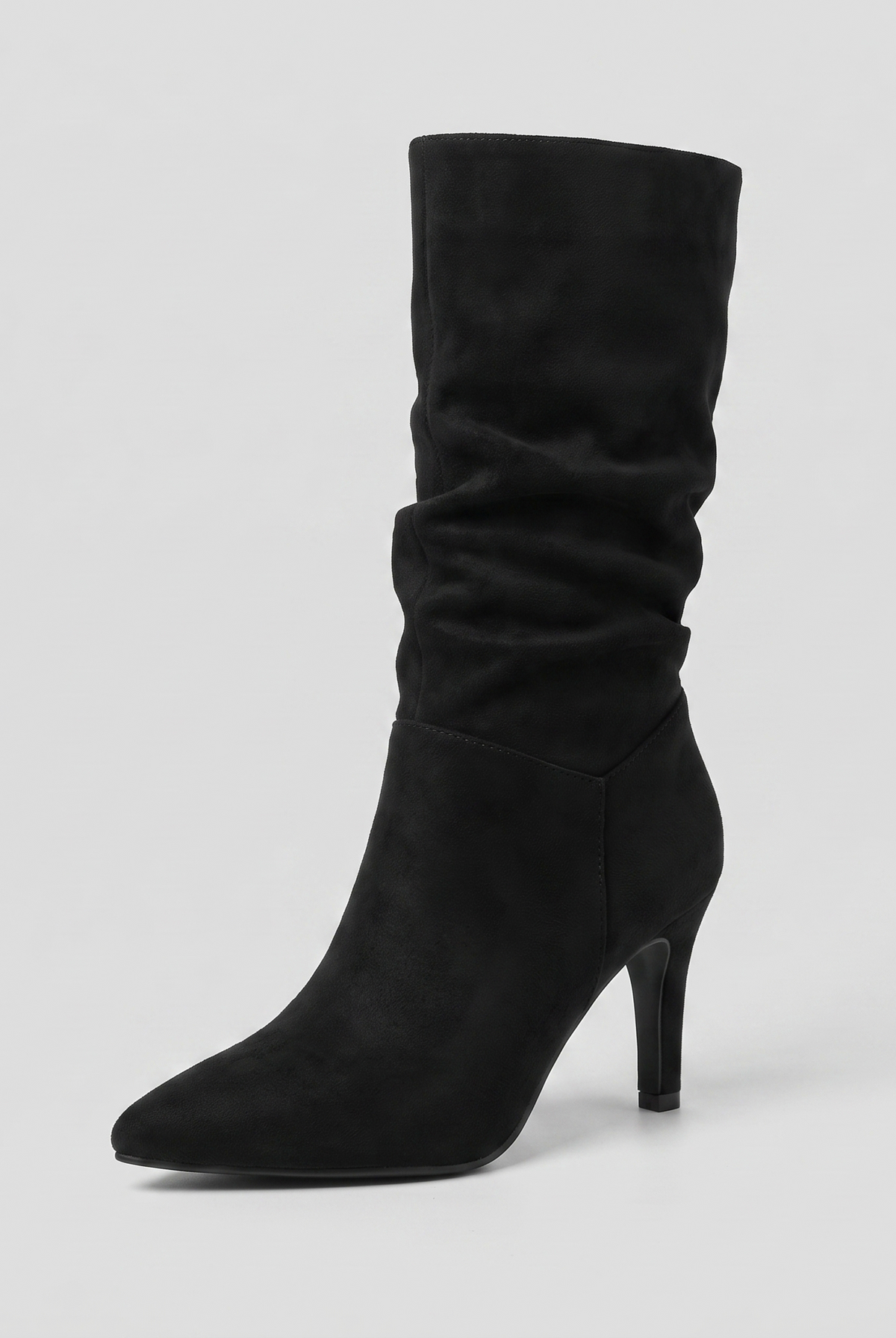 Sera vegan leather mid-calf boots with pointed toe 8
