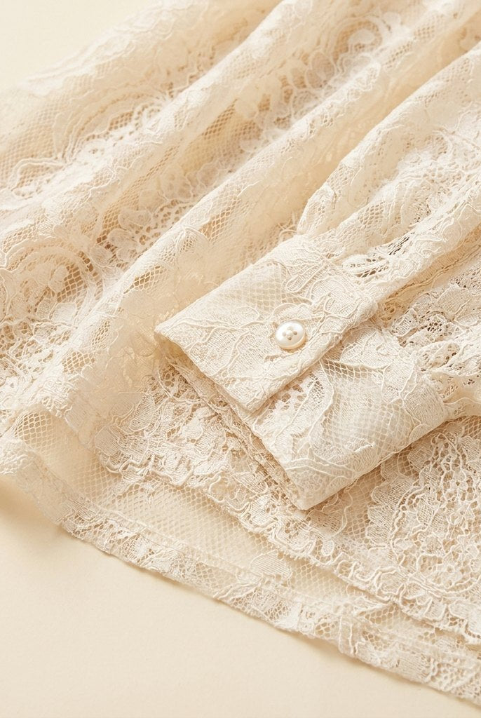 Sierra Lace Shirt | Women's Long Sleeve V Neck, Loose Fit 4