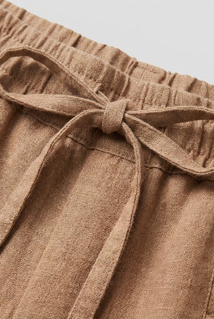 Sierra Linen Trousers | Relaxed Fit, Lightweight, Elastic Waist 4