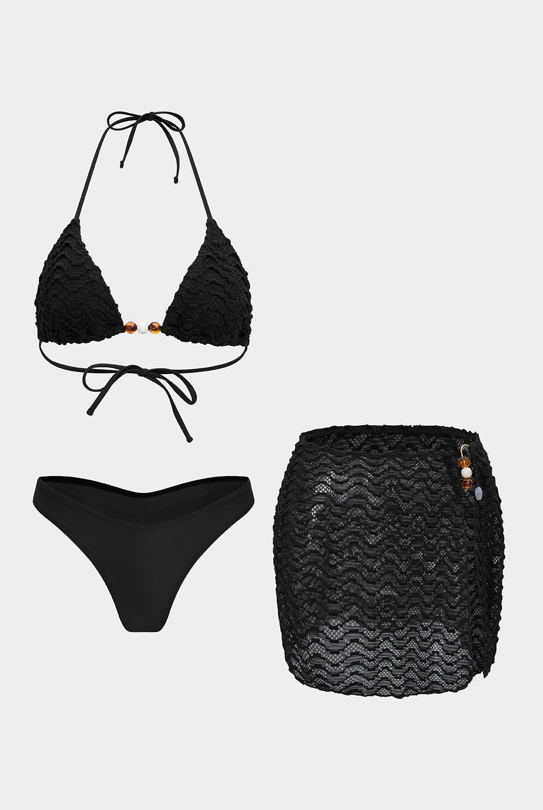 Sierra Tie Bikini Set | Modern Fit, Comfortable Polyester 1