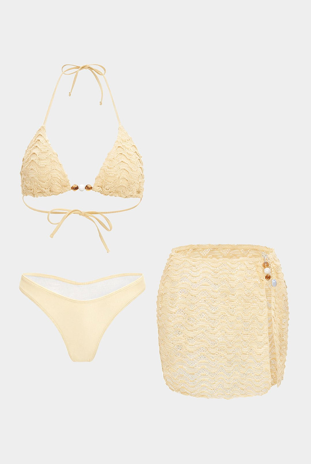 Sierra Tie Bikini Set | Modern Fit, Comfortable Polyester 2
