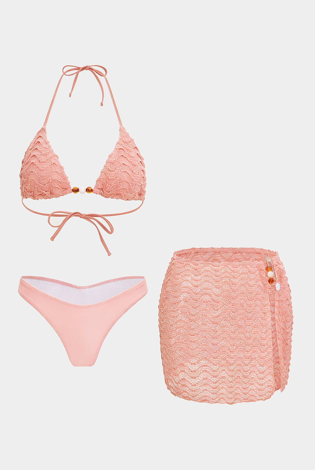 Sierra Tie Bikini Set | Modern Fit, Comfortable Polyester 3