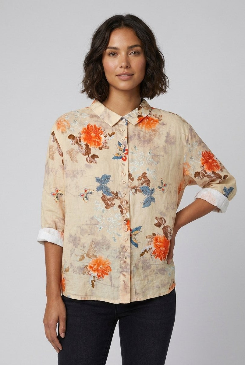 Sola Blouse | Cotton, Peter Pan Collar, Loose Fit 0