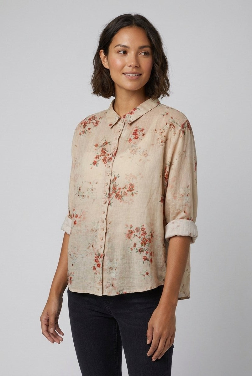 Sola Blouse | Cotton, Peter Pan Collar, Loose Fit 1