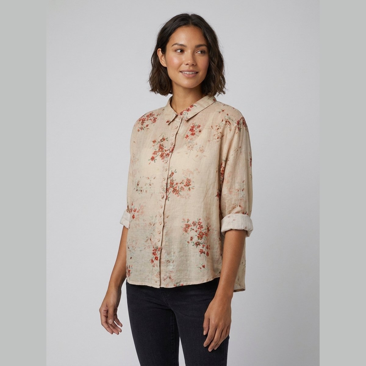 Sola Blouse | Cotton, Peter Pan Collar, Loose Fit 1