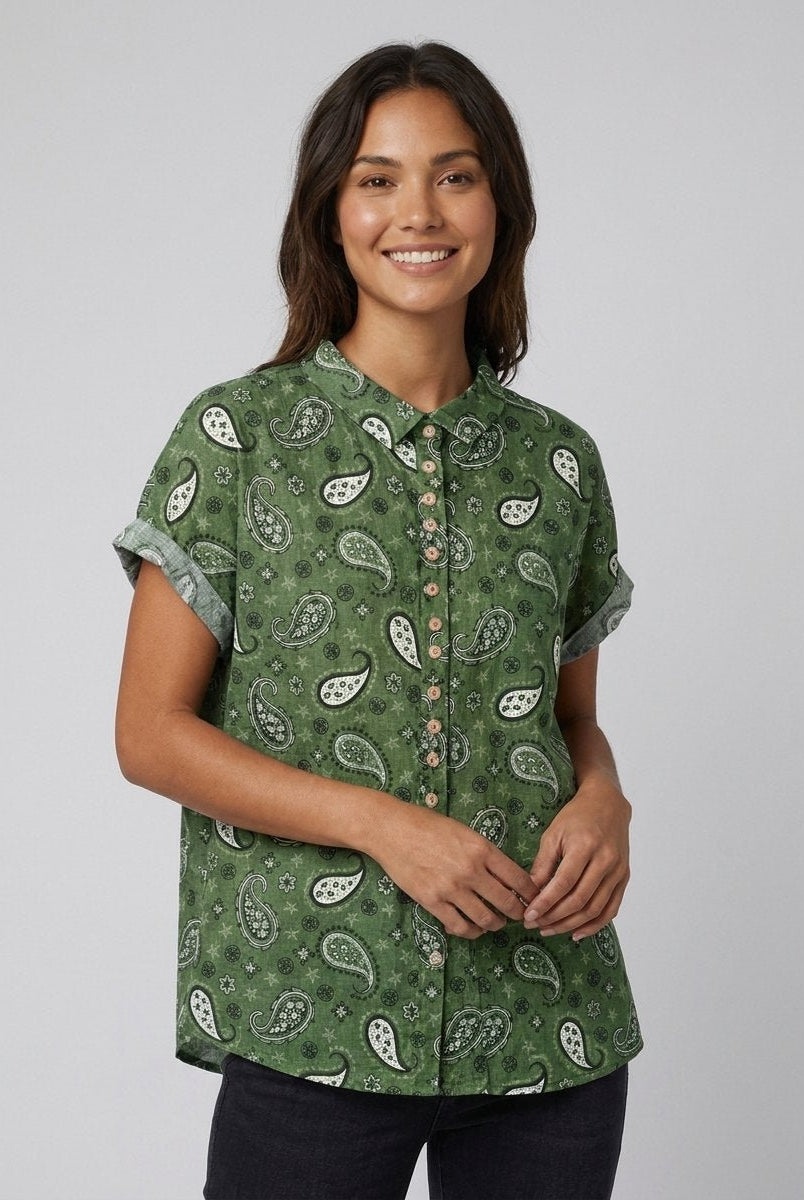 Sola Blouse | Cotton, Peter Pan Collar, Loose Fit 5