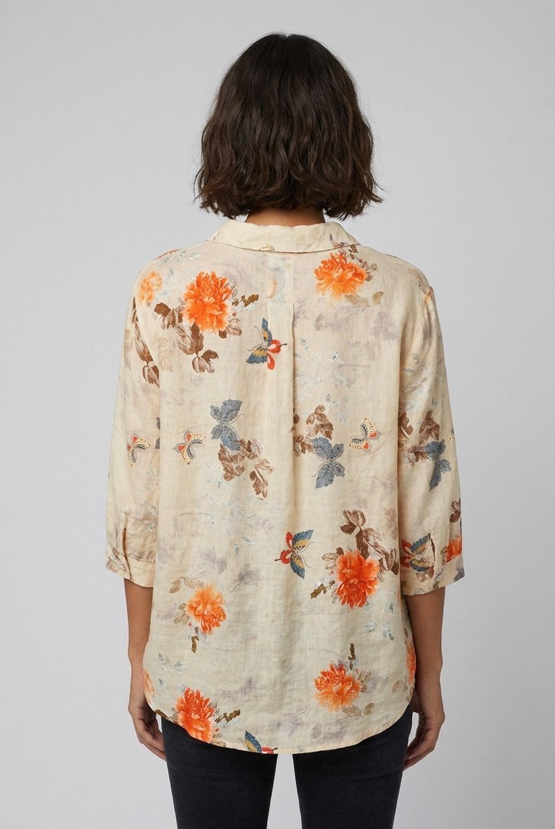 Sola Blouse | Cotton, Peter Pan Collar, Loose Fit 7