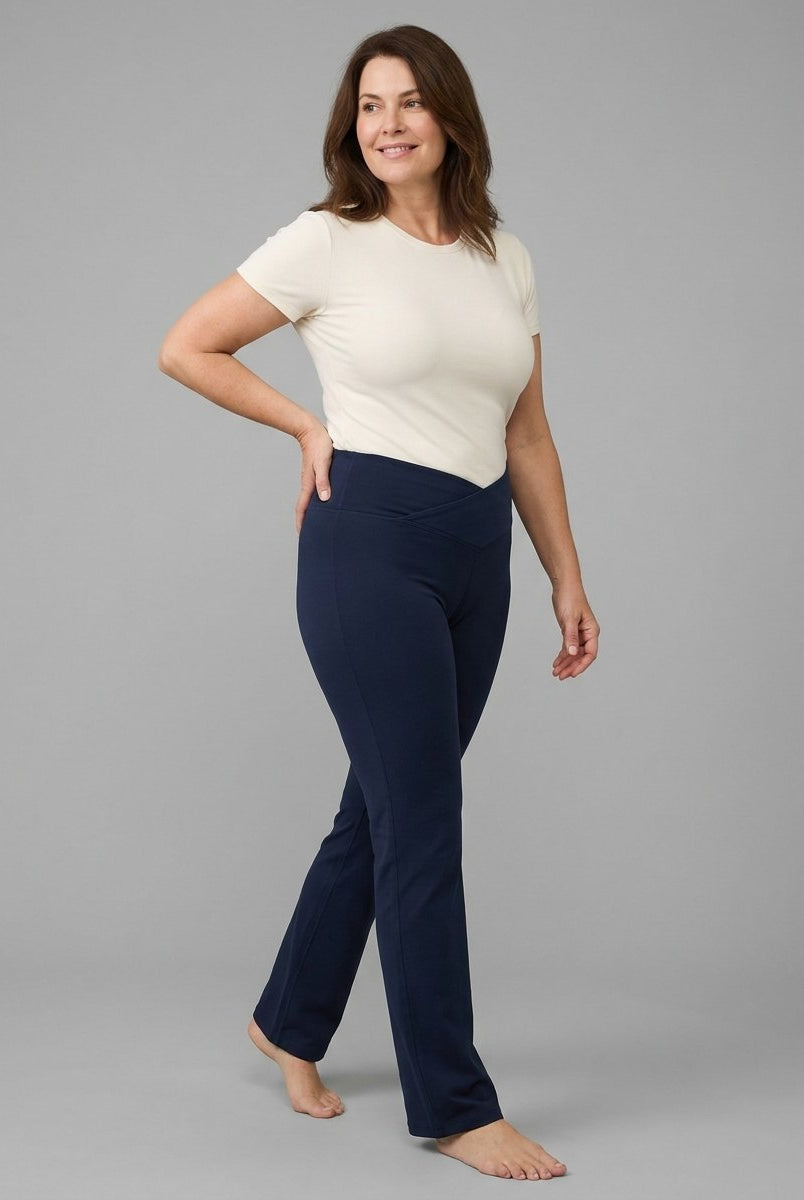 Sora Yoga Pants for Women | Soft Stretch Fabric, Straight Leg, Hidden Pocket 1