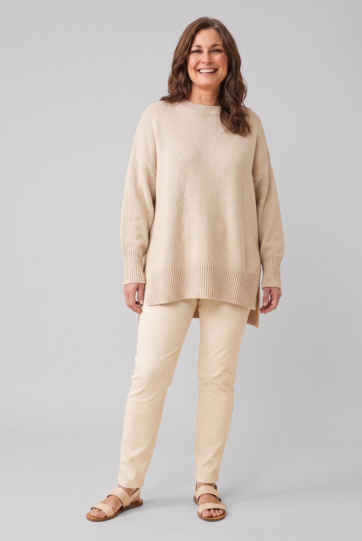 Suki Women's Sweater | Oversized Wool Blend Cozy Knit 0