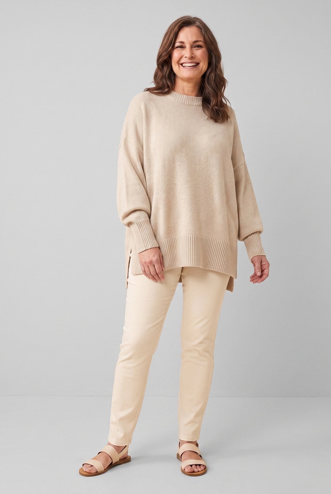 Suki Women's Sweater | Oversized Wool Blend Cozy Knit 1