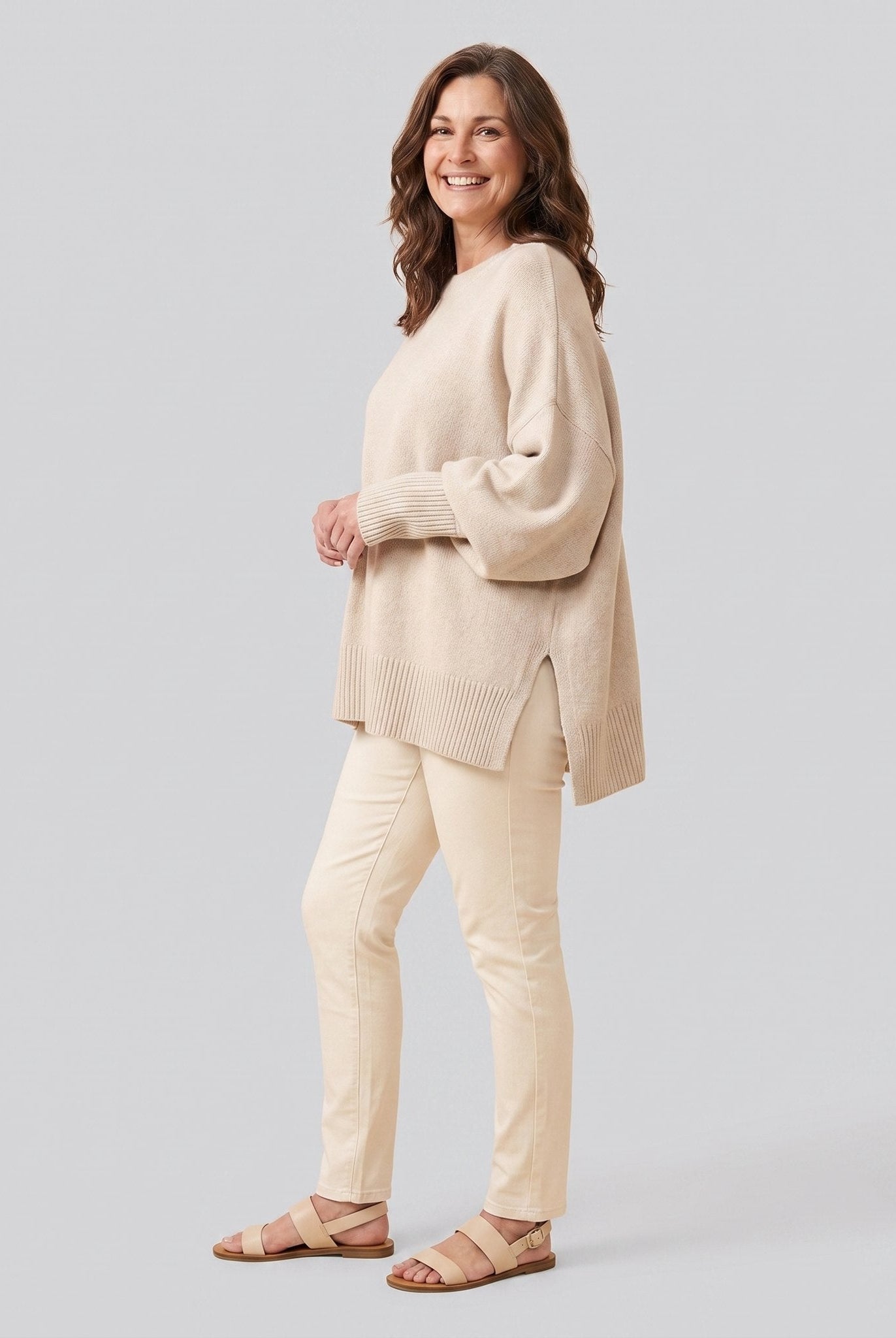 Suki Women's Sweater | Oversized Wool Blend Cozy Knit 2