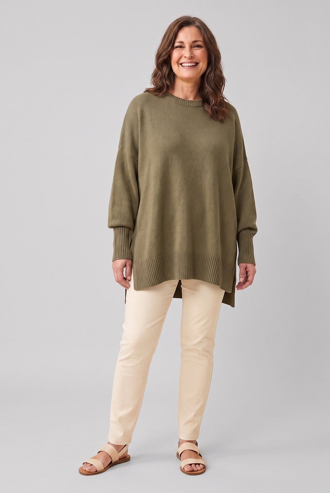 Suki Women's Sweater | Oversized Wool Blend Cozy Knit 8