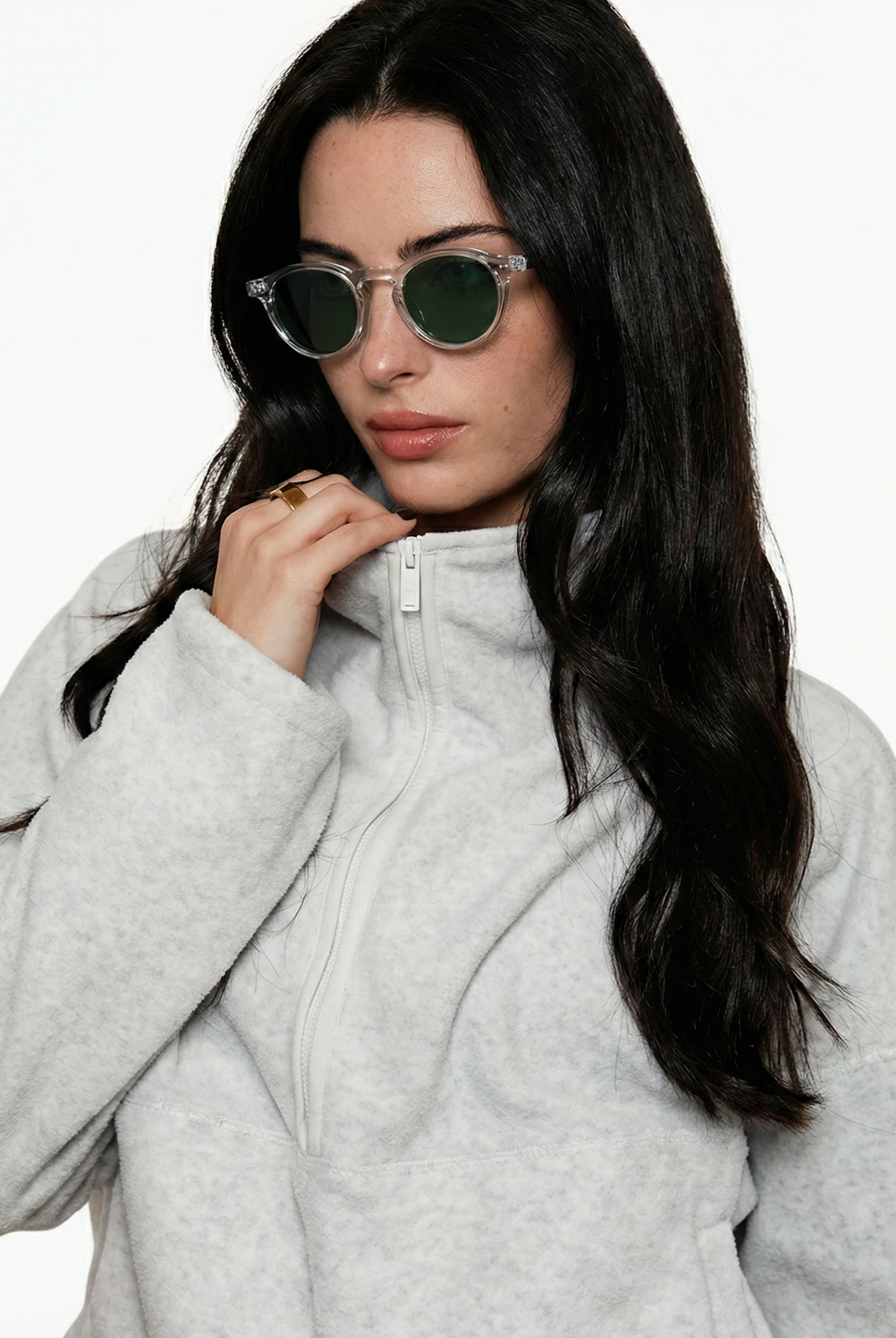 Vera Heart Sunglasses | Cream Tortoise Frame, UV400 Protection 2