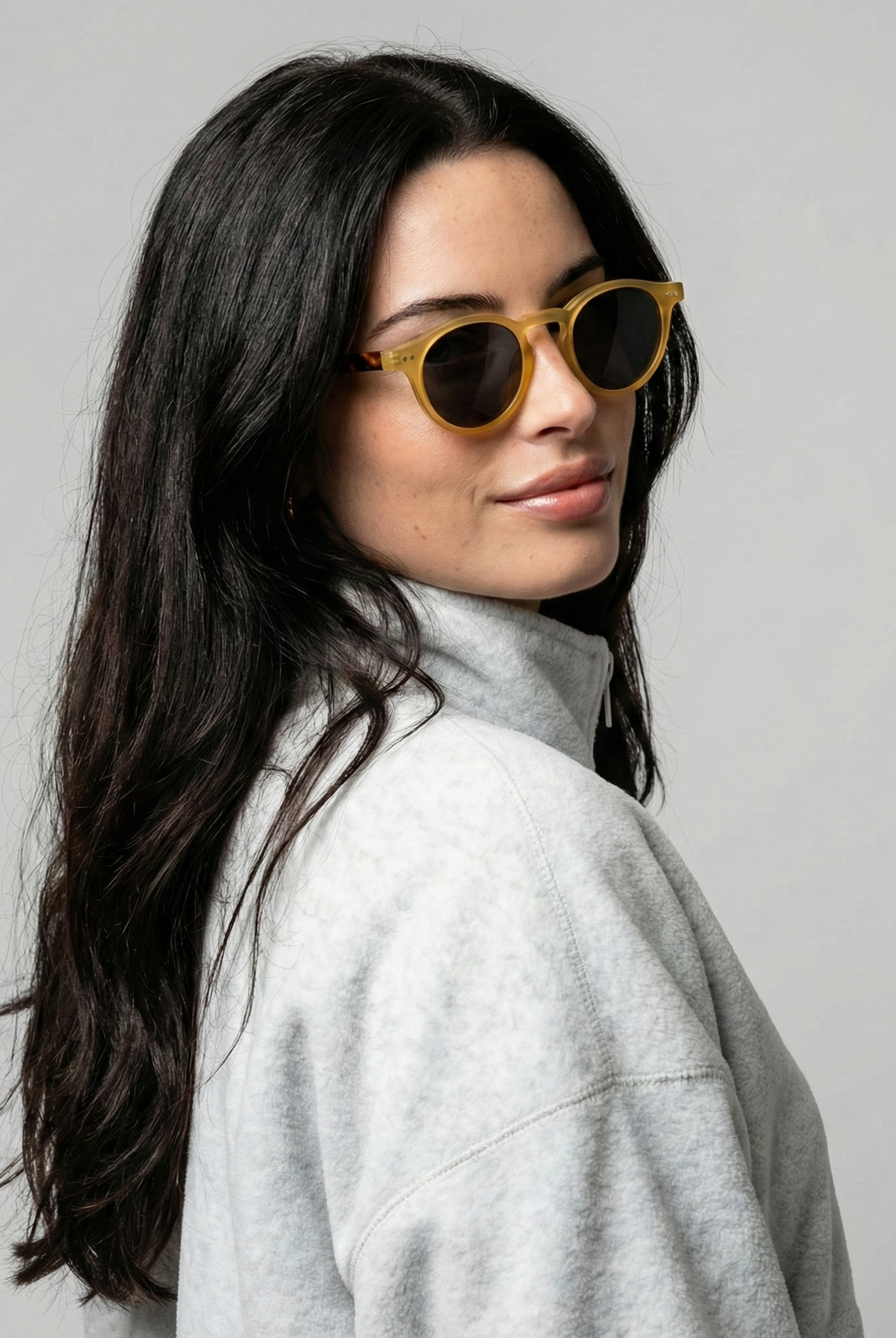 Vera Heart Sunglasses | Cream Tortoise Frame, UV400 Protection 7