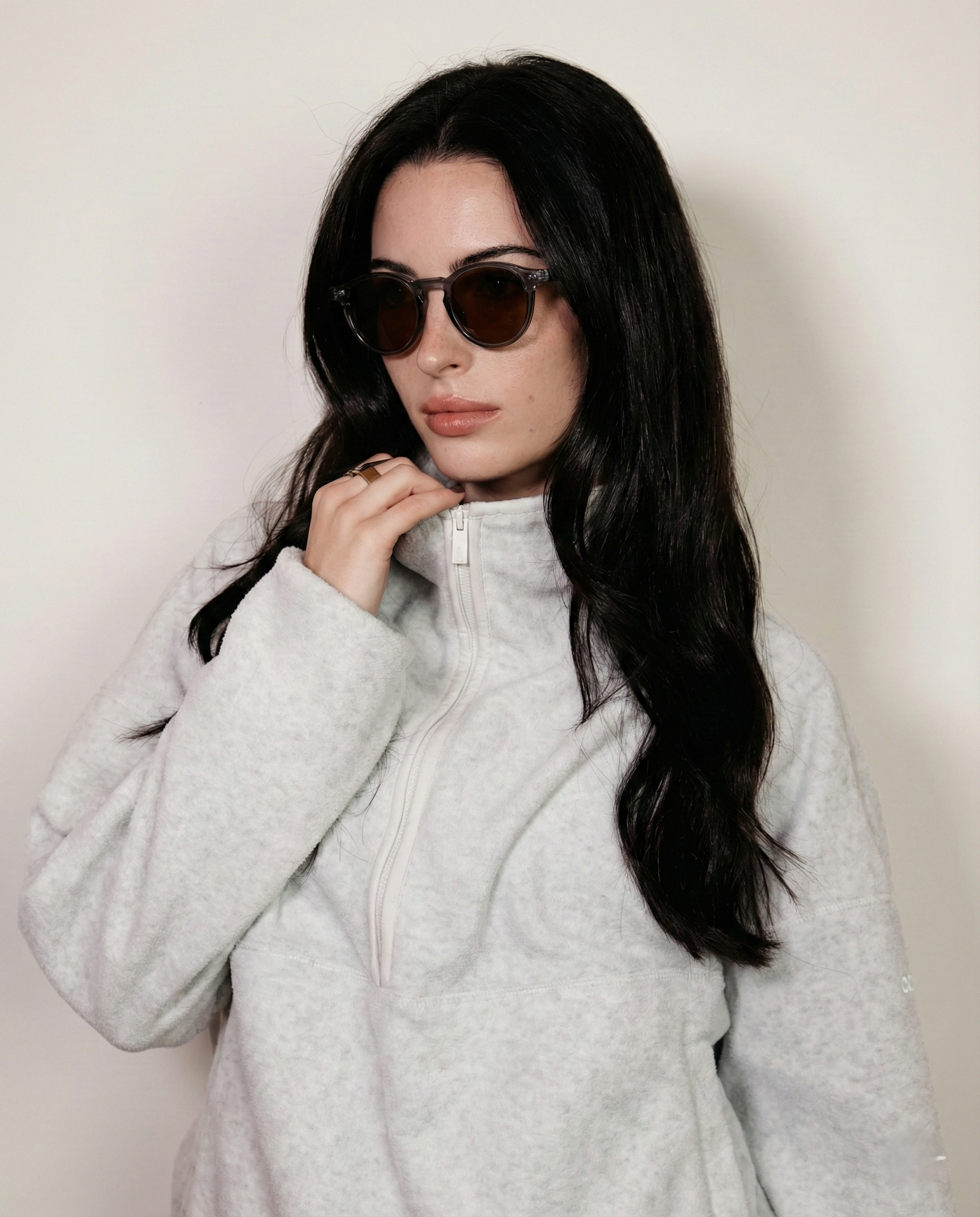 Vera Heart Sunglasses | Cream Tortoise Frame, UV400 Protection 8