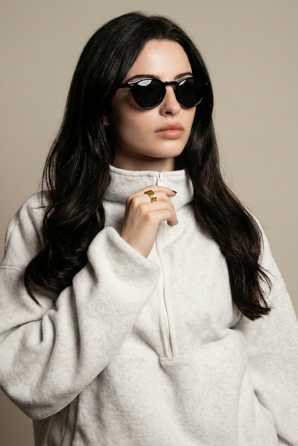 Vera Heart Sunglasses | Cream Tortoise Frame, UV400 Protection 9