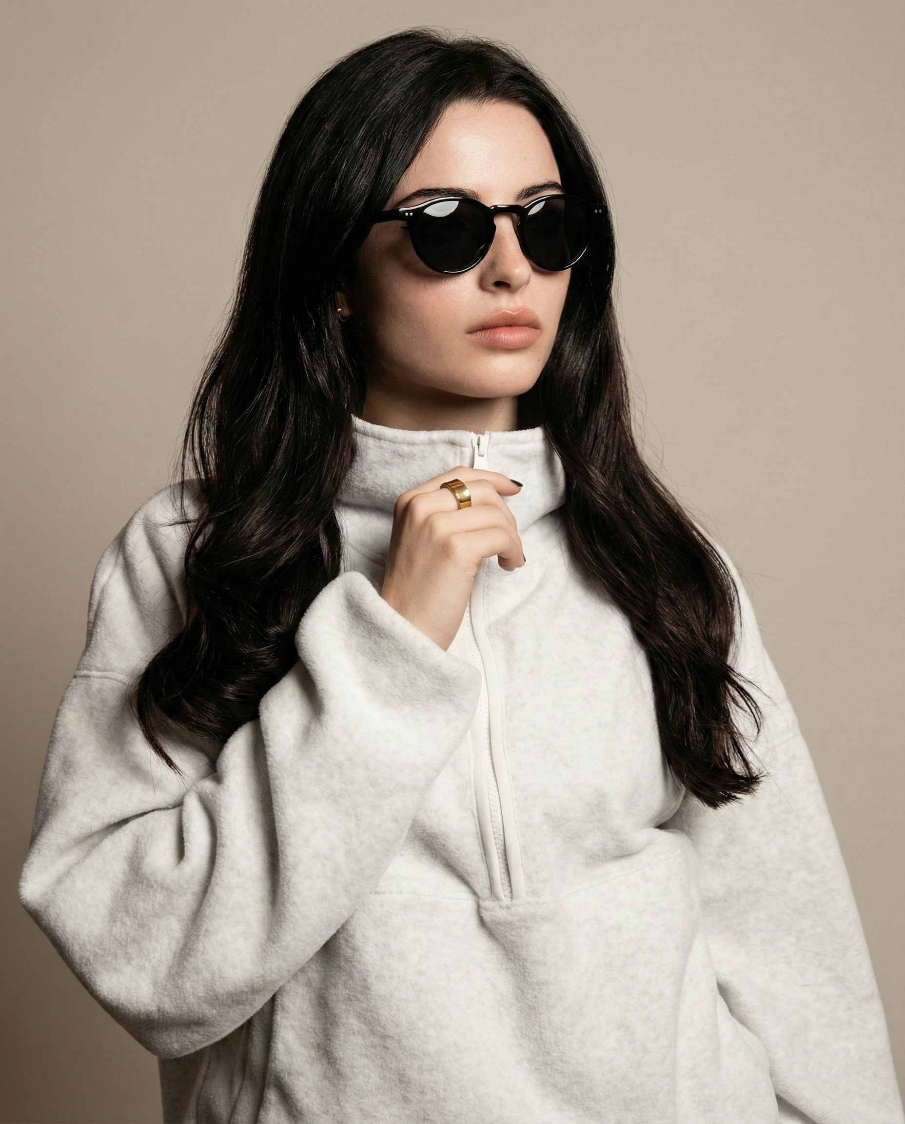 Vera Heart Sunglasses | Cream Tortoise Frame, UV400 Protection 9