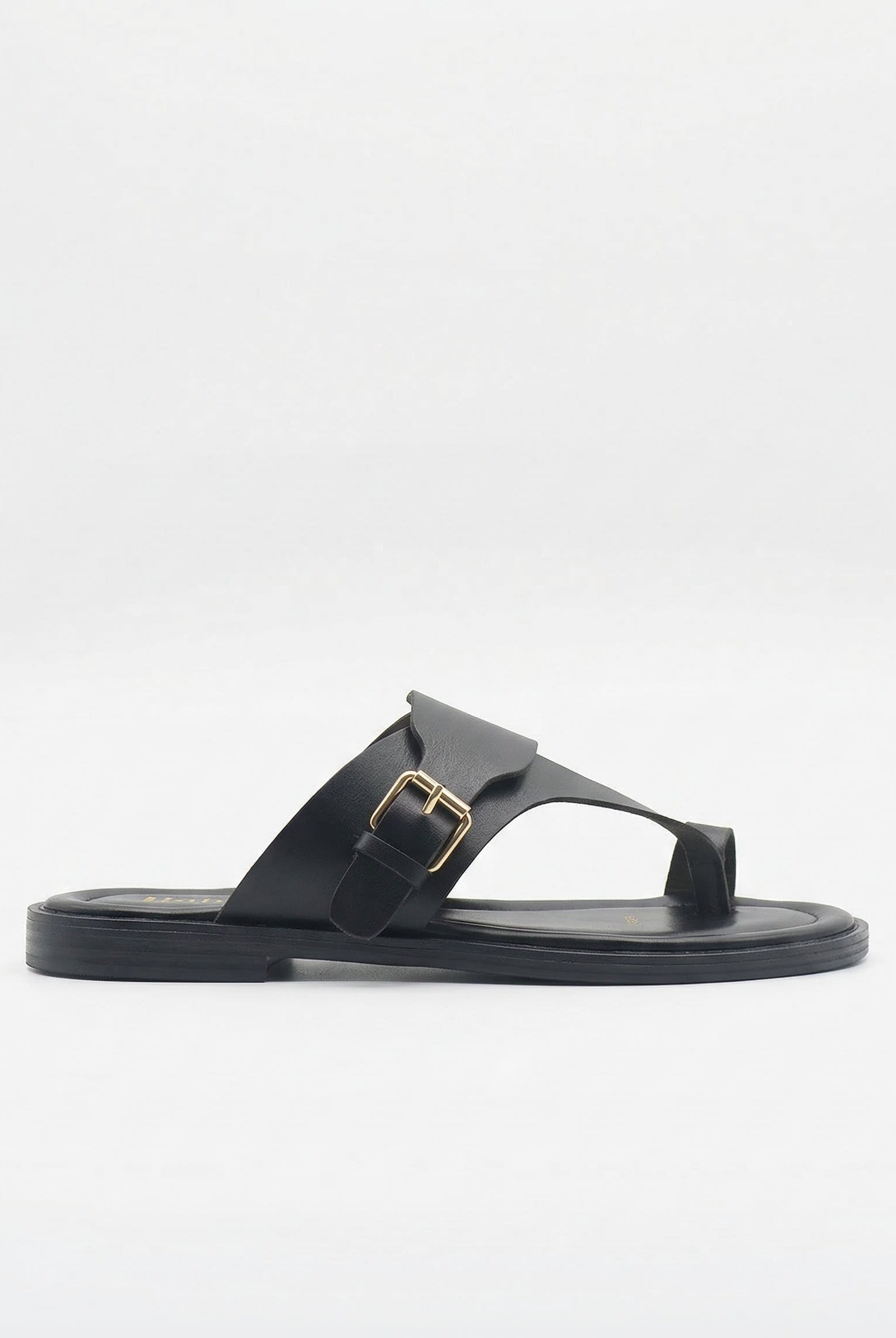 Vera Leather Buckle Sandal | Genuine Leather, Adjustable Design 1