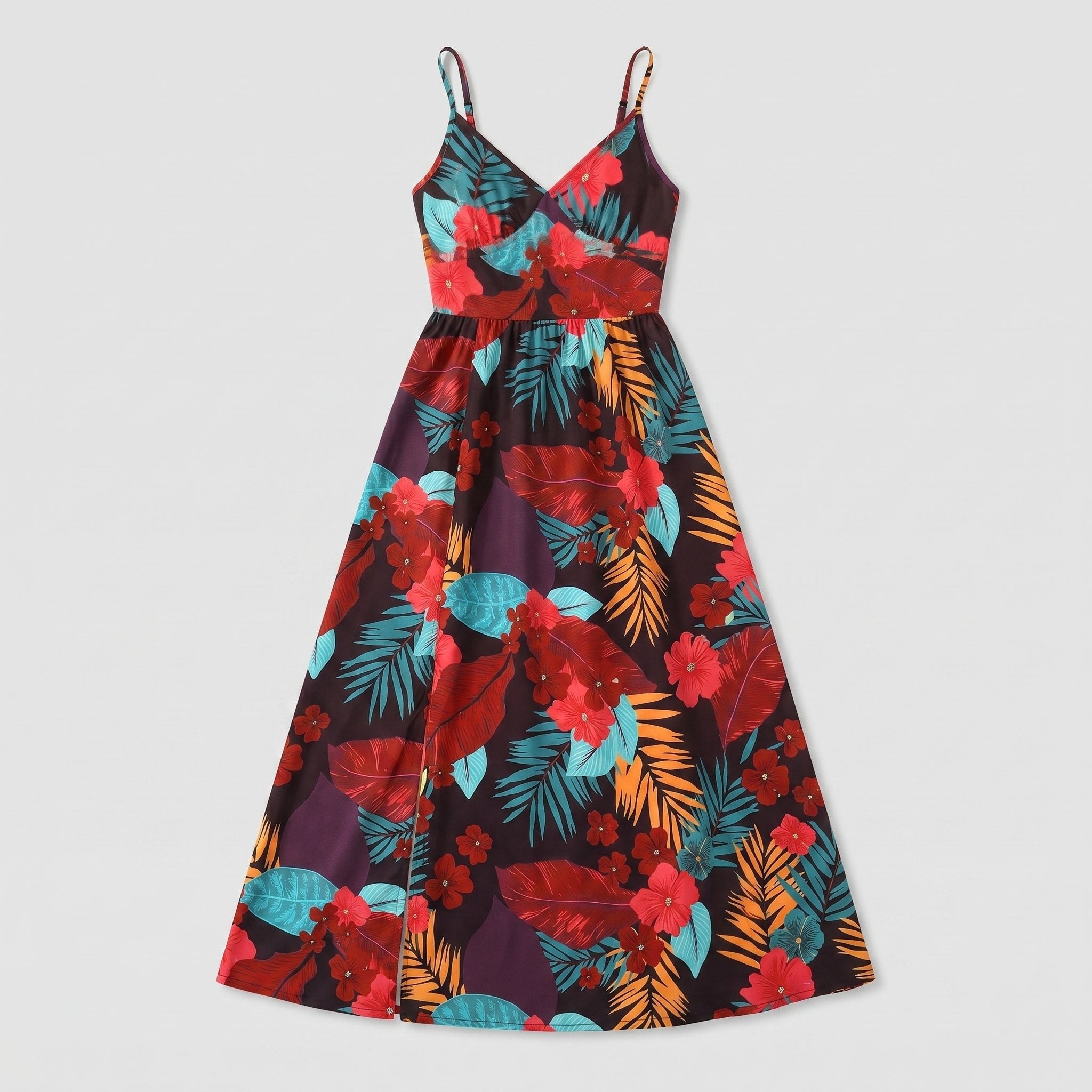 Vera Maxi Dress | Floral Print, High Waist Sleeveless Summer Wedding Guest Dress 3