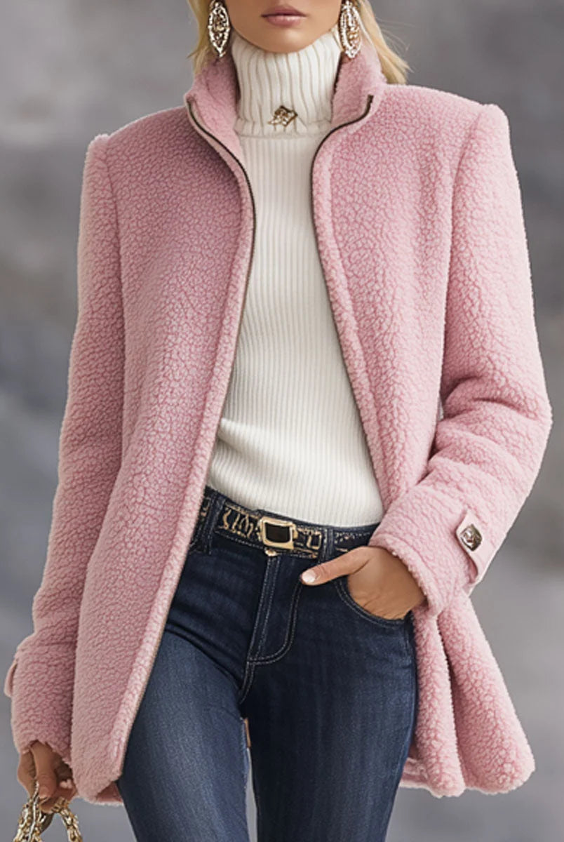 Vera Vintage Fleece Jacket | Full Zip, Soft Lightweight, Relaxed Fit 0