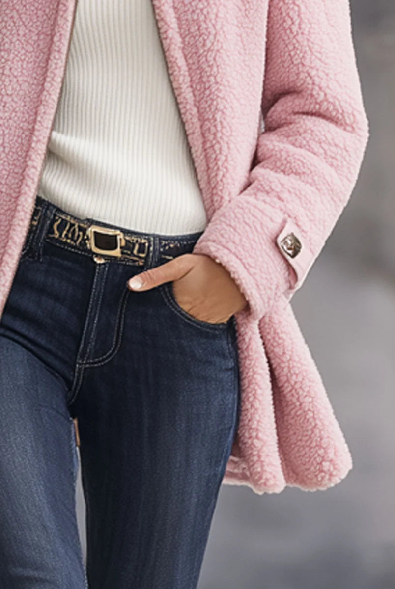 Vera Vintage Fleece Jacket | Full Zip, Soft Lightweight, Relaxed Fit 5