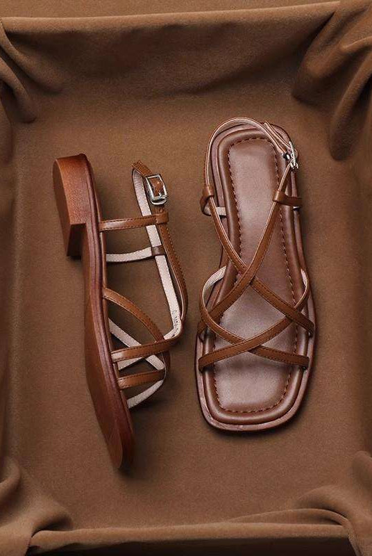 Viva Strap Sandals for Women | Orthopedic Cushioned, Vegan Leather 1