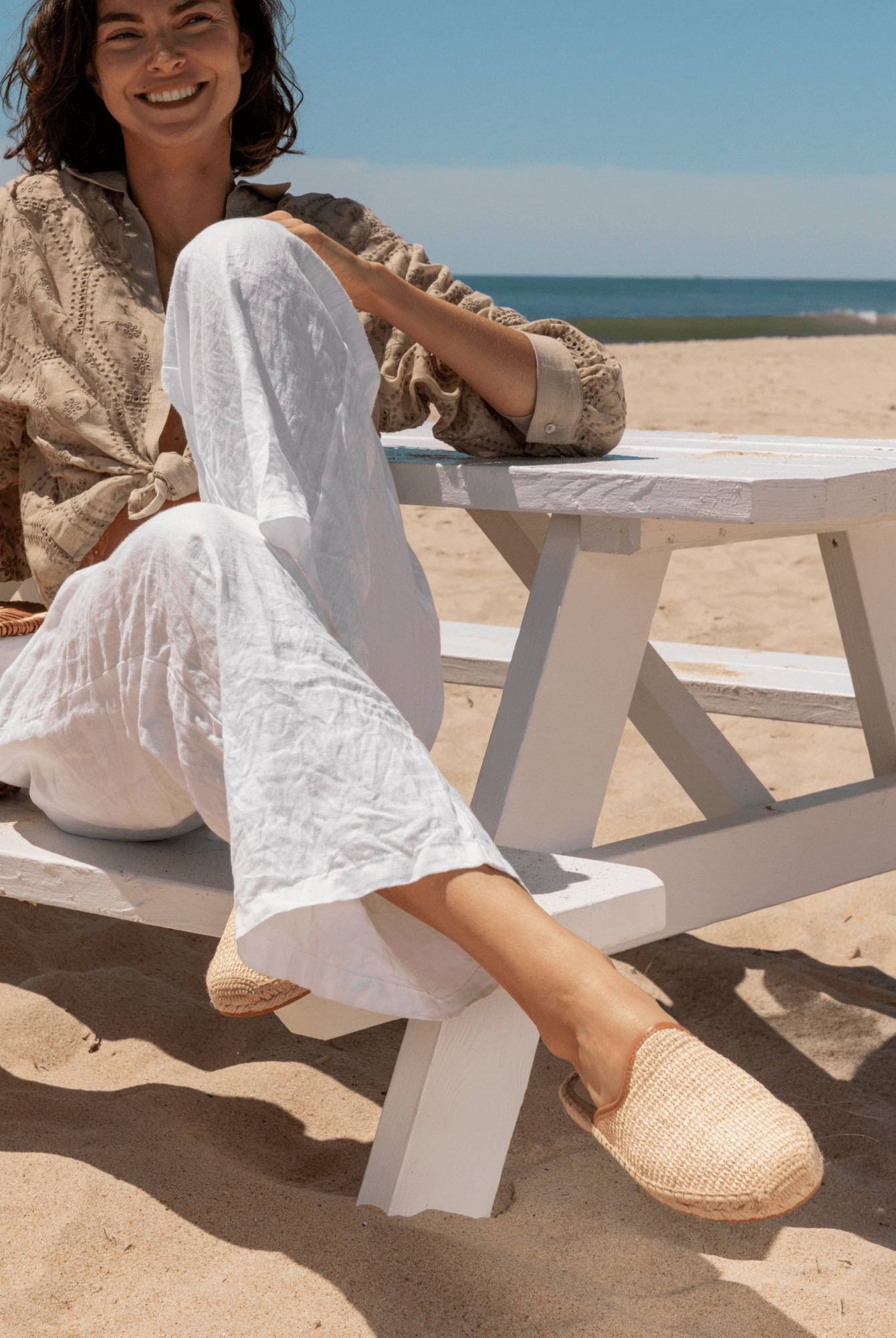 Willa Espadrille Mule | Raffia Slip-On with Jute Sole 3