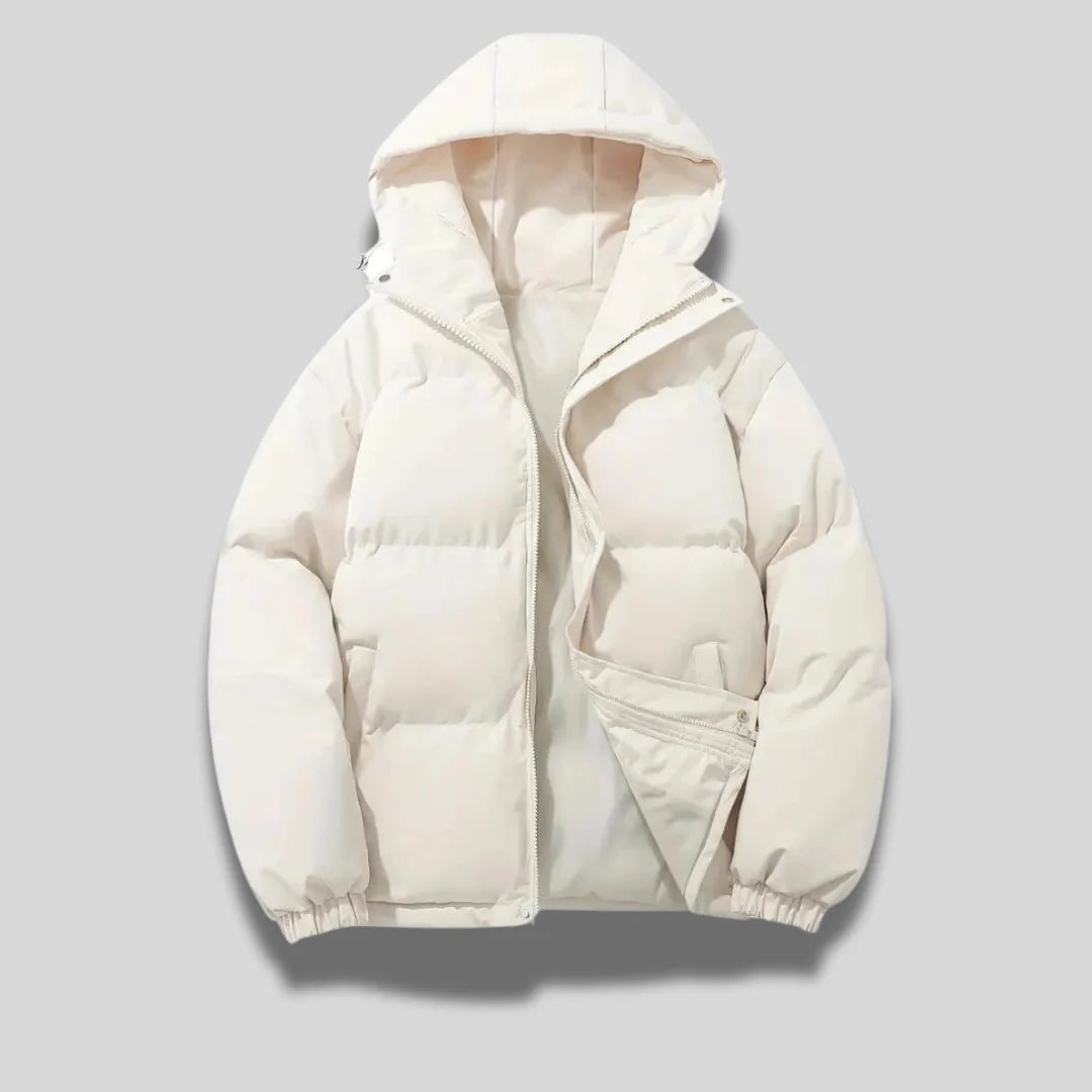 Wynter Black Puffer Jacket | Hooded, Insulated for Women 4
