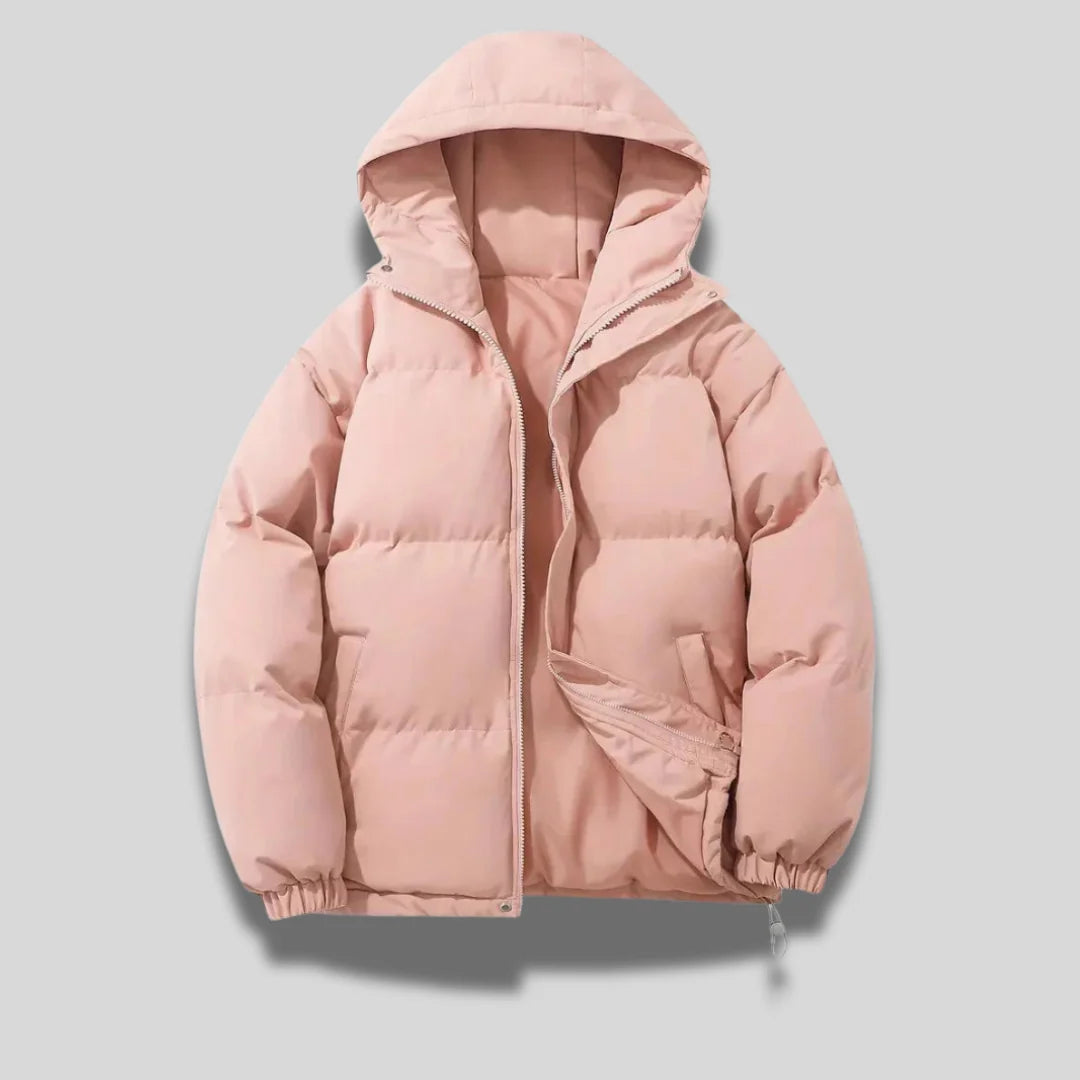 Wynter Black Puffer Jacket | Hooded, Insulated for Women 6