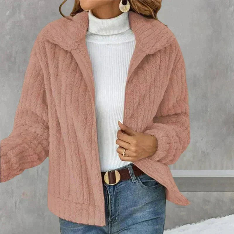 Zara Cozy Cardigan | Plush Shawl Collar, Loose Fit, Multi-Color 3
