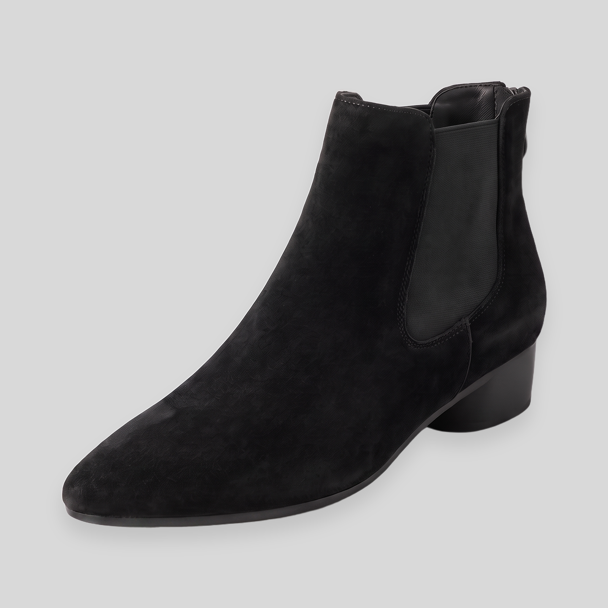 Fenna suede-touch ankle boot in black