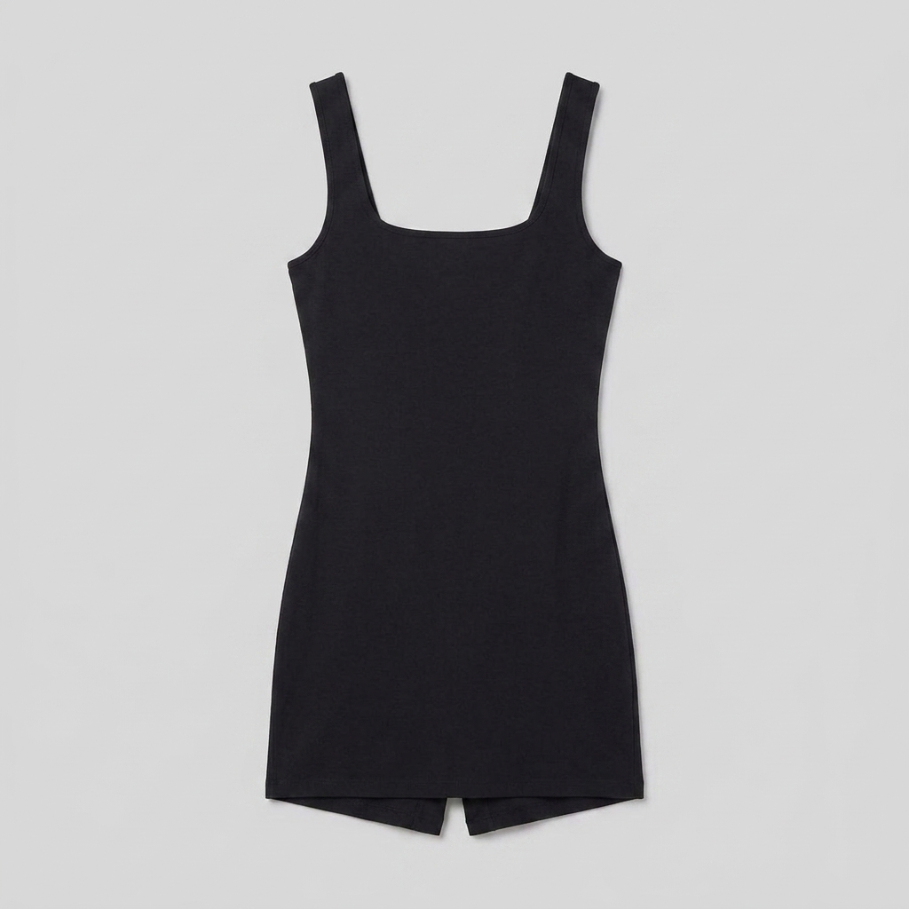 Quinn Women's Dress sculpting jersey mini product only flat lay