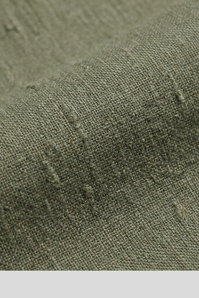 Cleo Women's Linen Shirt - Fabric Close-Up Texture