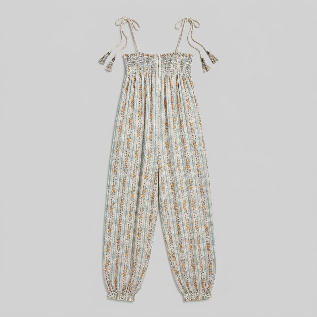 Elysian Womens Romper in White - Product Flat Lay