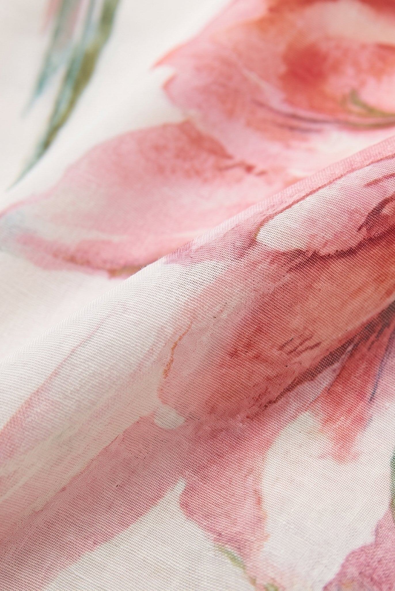 Floral fabric close-up detail