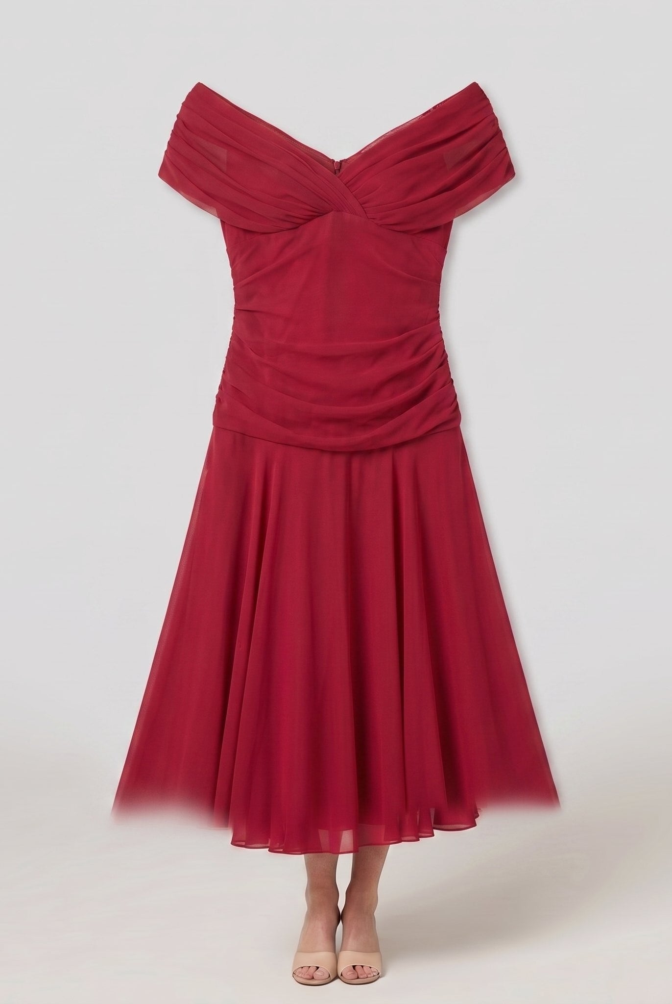 Pamela Boutique Caden red midi dress product