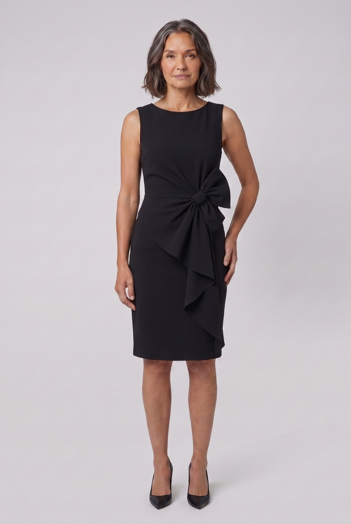 Celia black dress — front