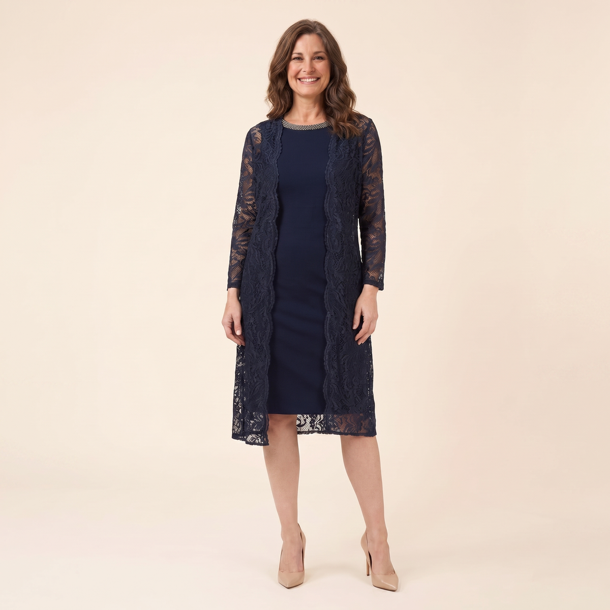 Maya Sheath Dress — front