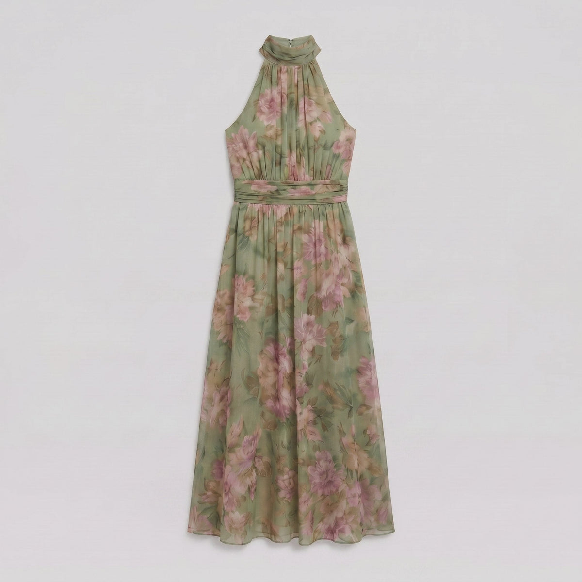 Pamela Boutique Mirelle sage green floral midi dress product