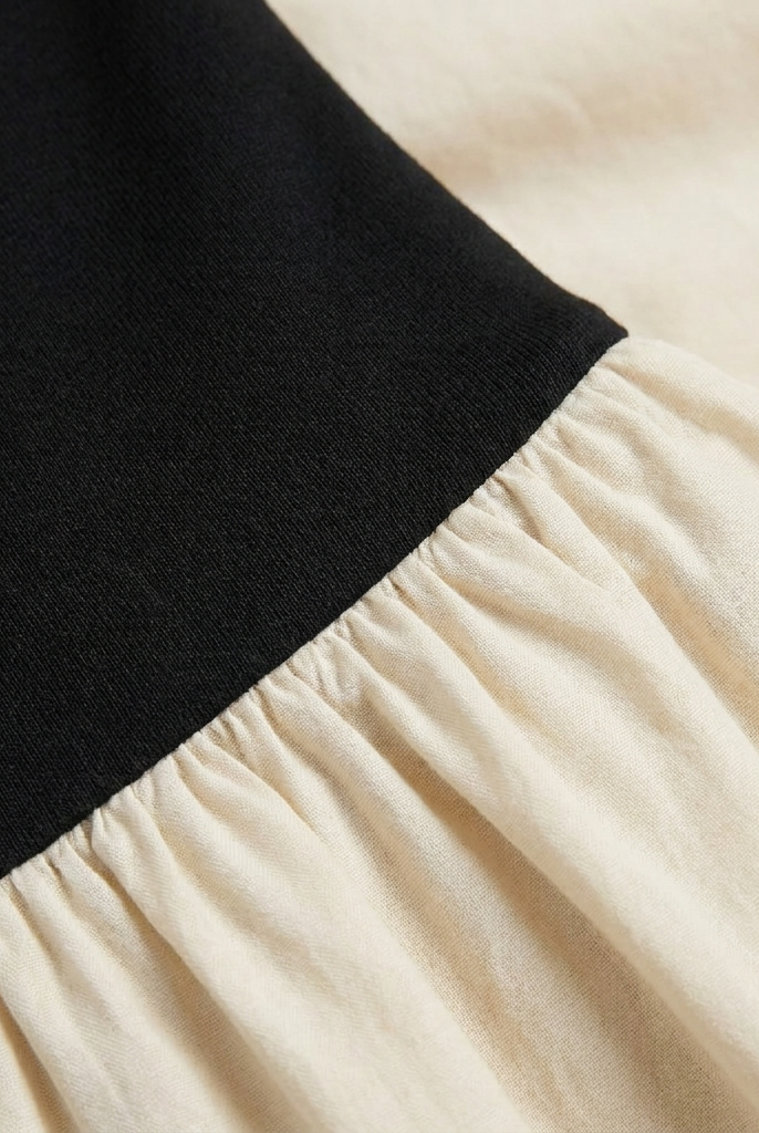 Pavé Backless Dress jersey and cotton fabric close-up — fabric