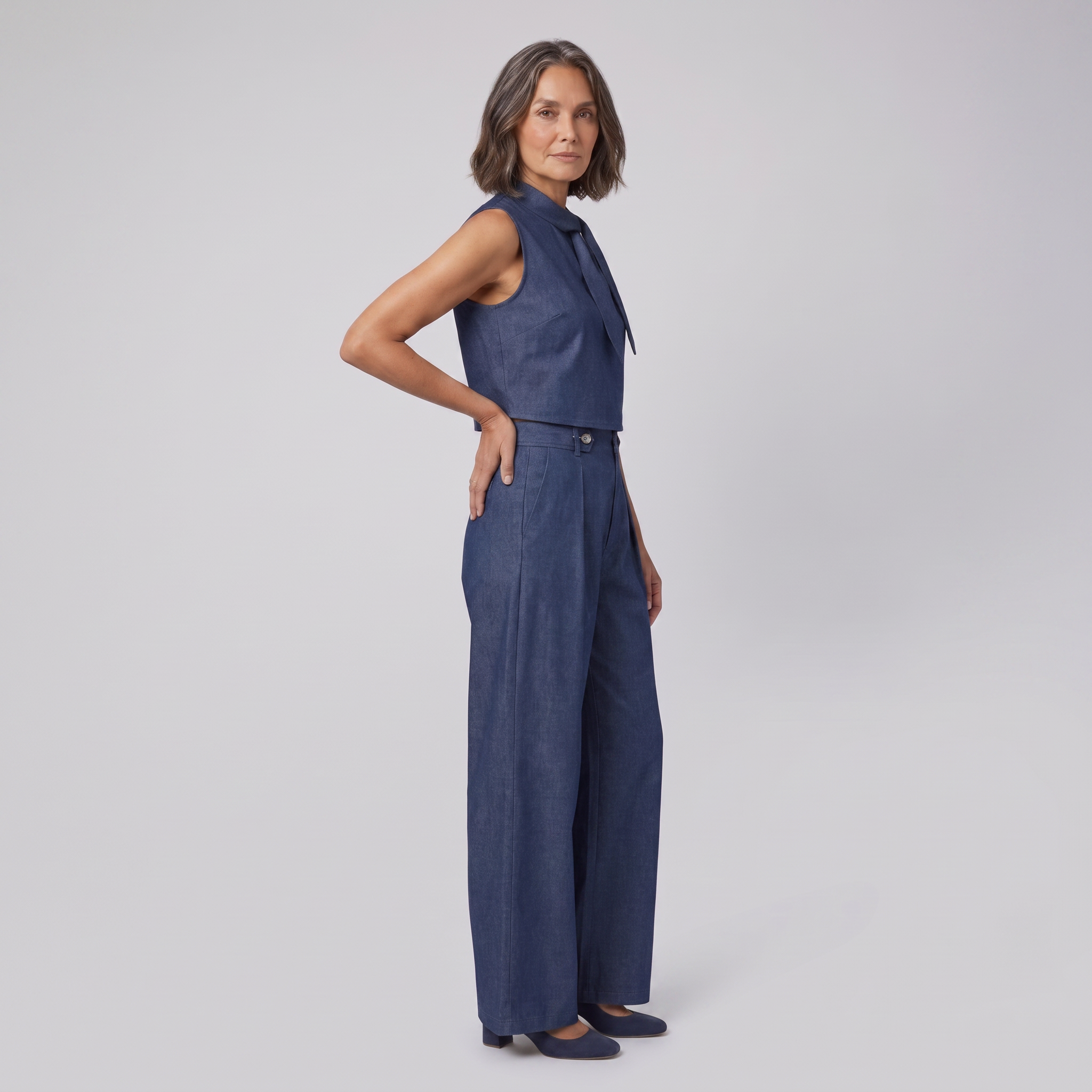 Talia Blouse Pants Set — side