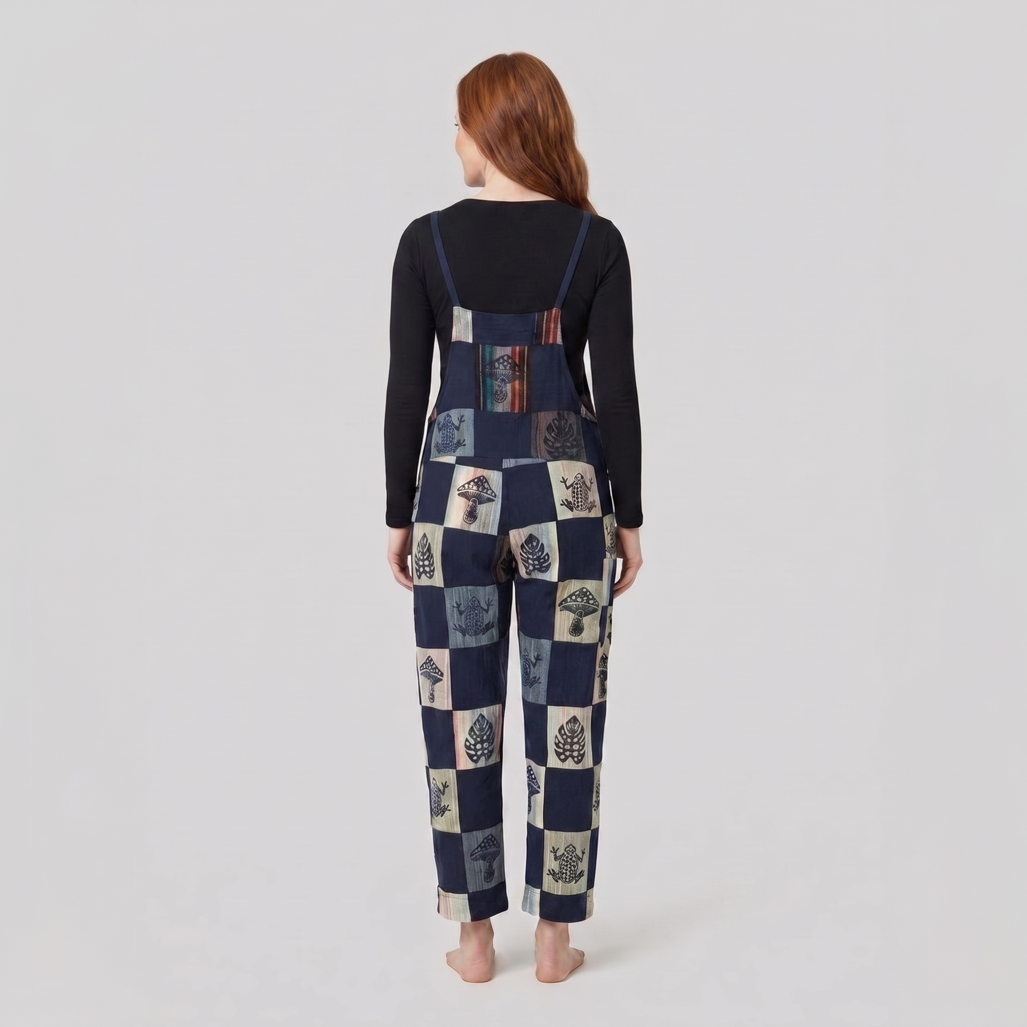 Wrenwood Denim Overalls — back