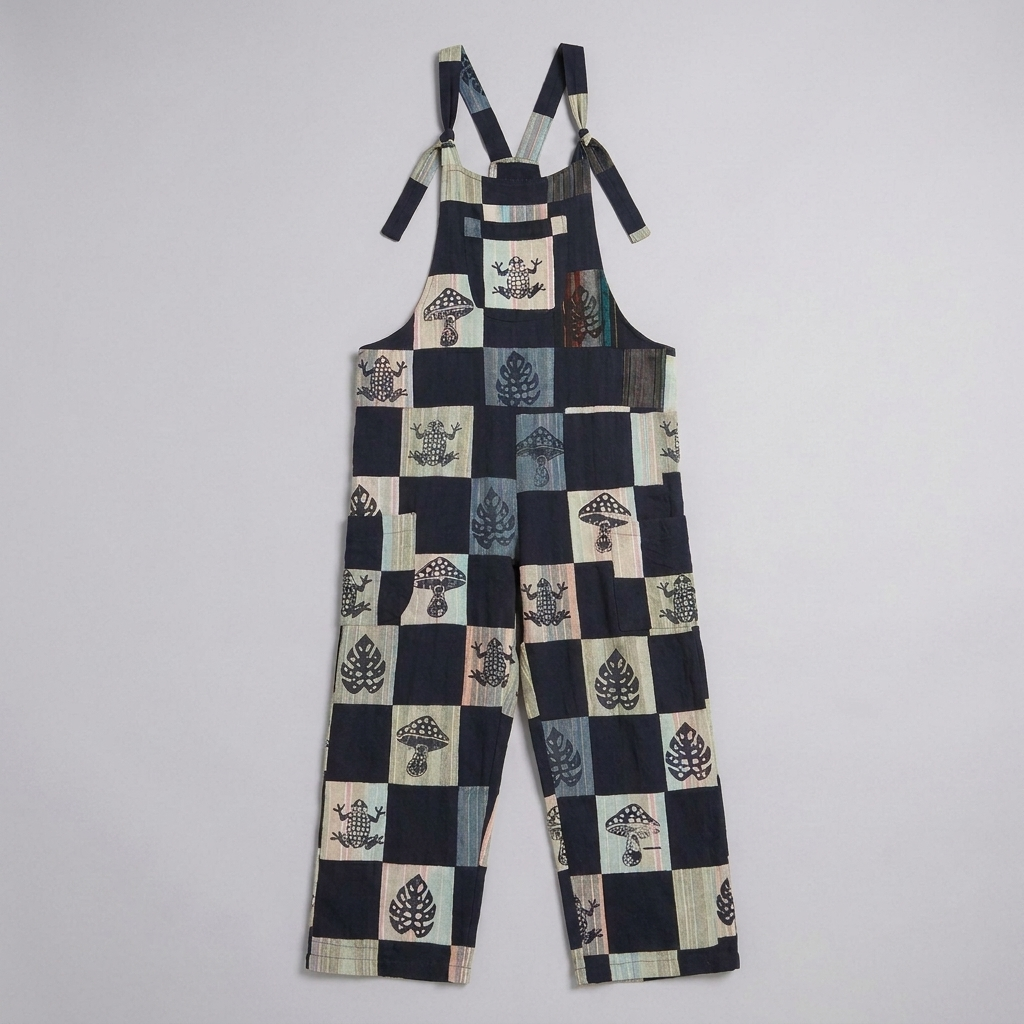 Wrenwood Denim Overalls — flat-lay