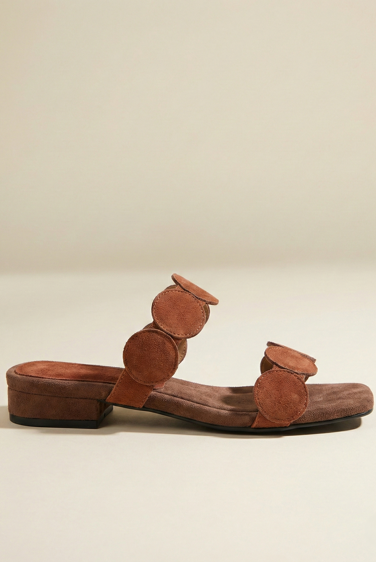 Croc-embossed mule with a cushioned footbed, view 2