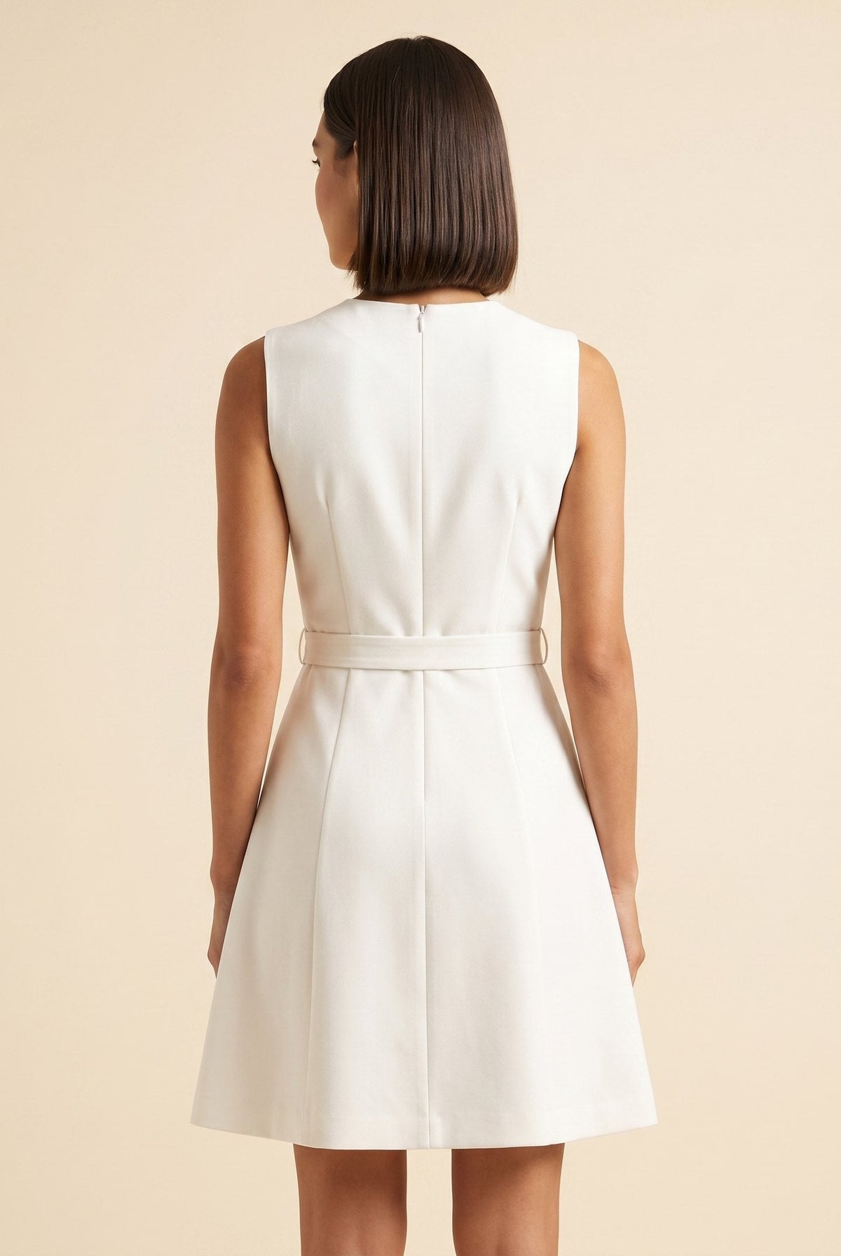 Celine Mini Dress | Belted, Sleeveless, Summer Style 2