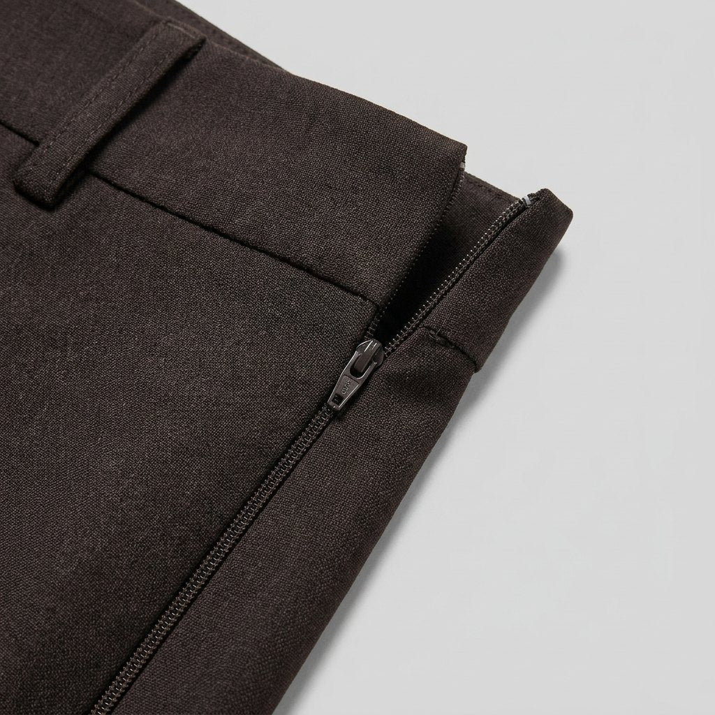 Straight-leg tailored trousers, view 6