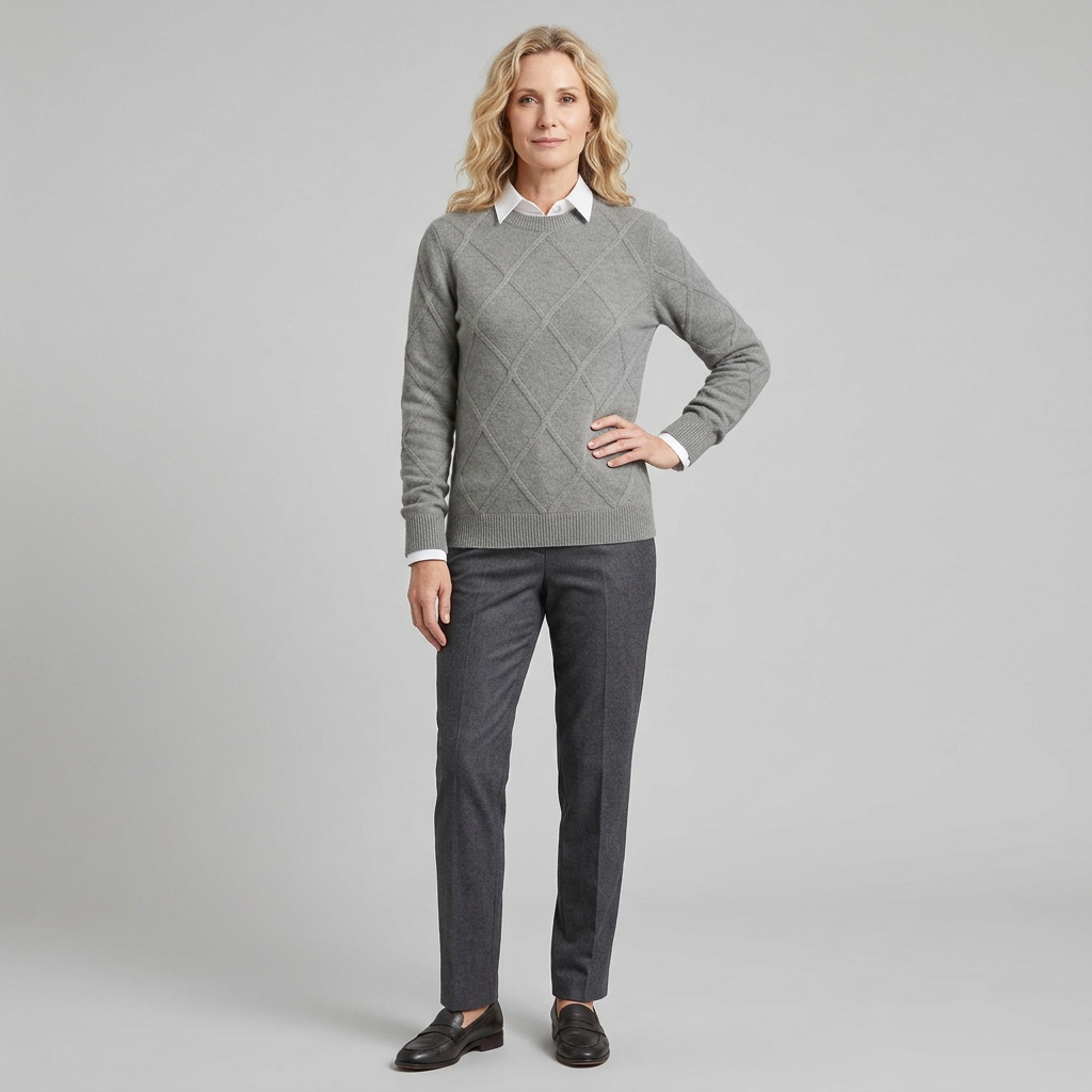 Close view of the ribbed knit detail, view 3