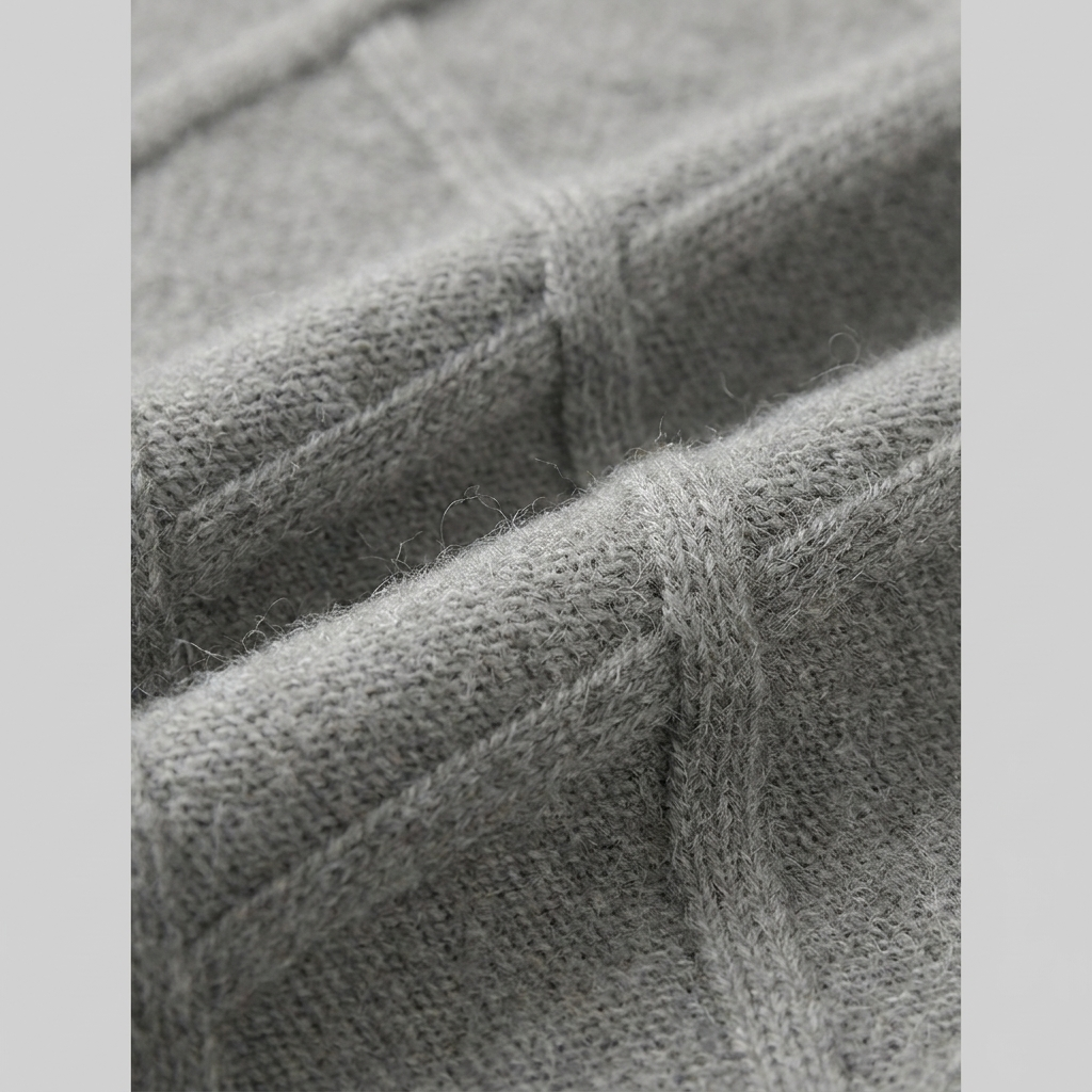 Knit jumper with ribbed trims, view 8